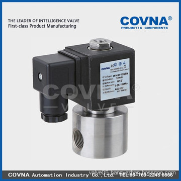 SS304 air compressed electric valve high pressure pilot operated piston construction injecting plastic machine water media valve